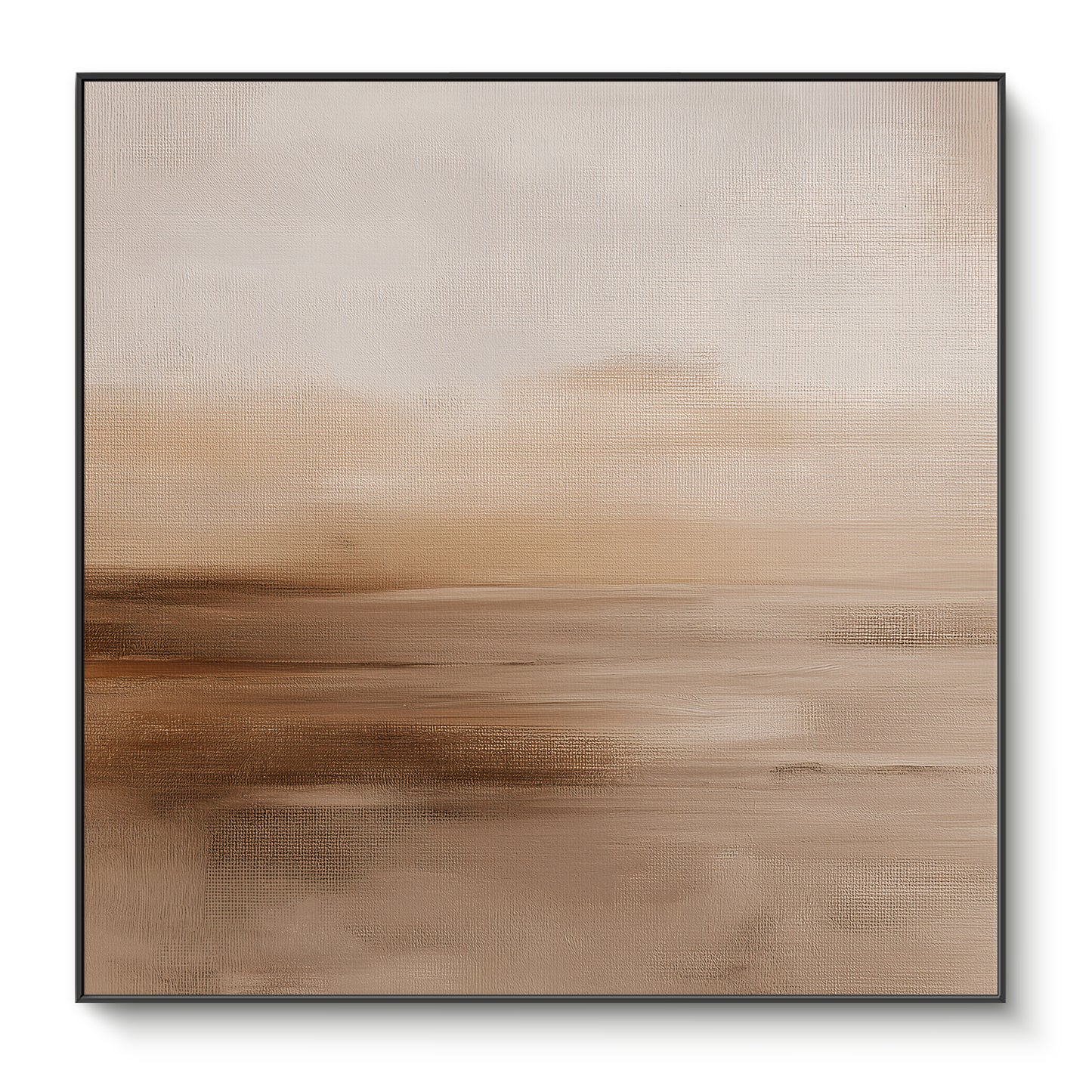 Abstract Framed Canvas Wall Art – Desert Reverie