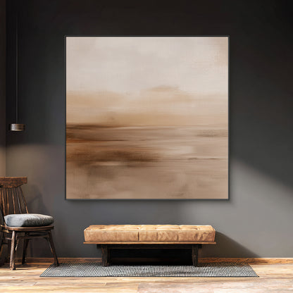 Abstract Framed Canvas Wall Art – Desert Reverie