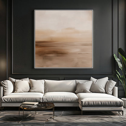 Abstract Framed Canvas Wall Art – Desert Reverie