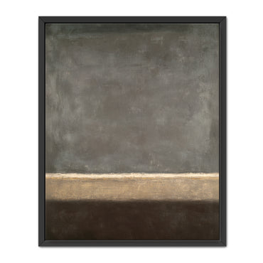Abstract Neutral Wall Art Set Of 2 Framed Canvas Print – Quiet Horizon