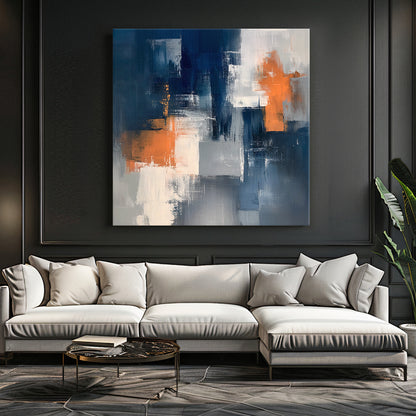 Digital Download Abstract Wall Art – “Concrete Ember”