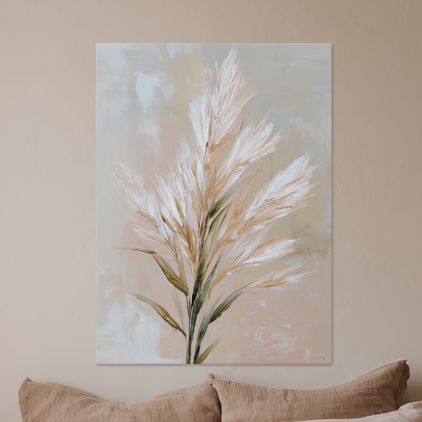 Botanical Rolled Canvas Wall Art Print – Still Meadow
