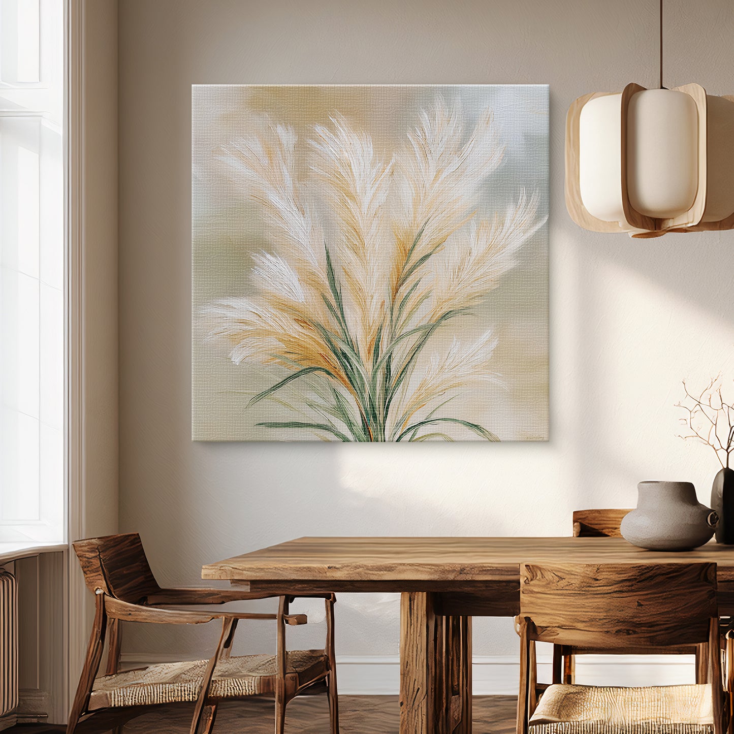 Botanical Rolled Canvas Wall Art Print – Harvest Calm