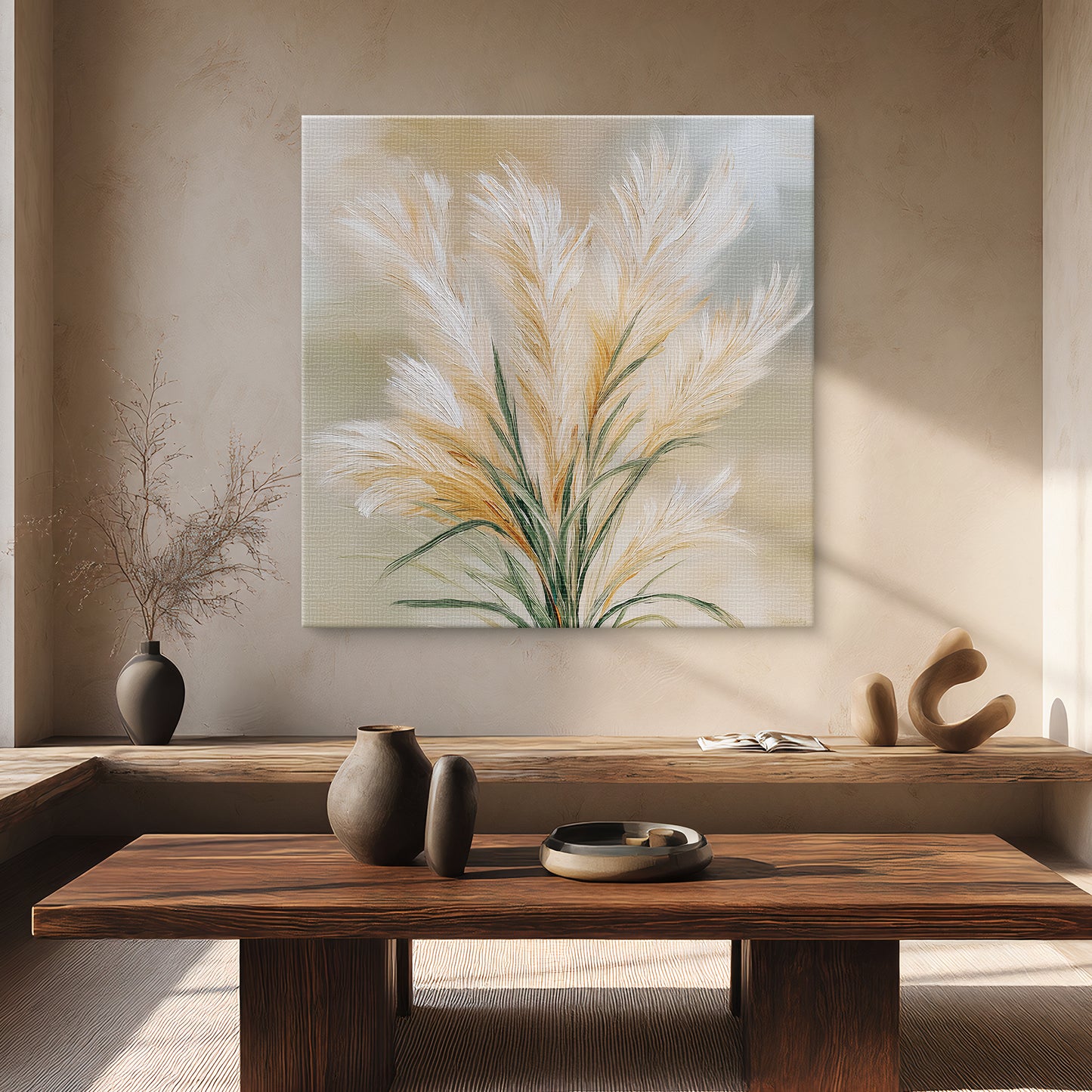 Botanical Rolled Canvas Wall Art Print – Harvest Calm