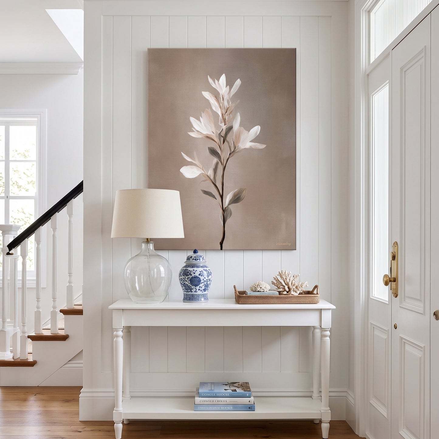 Botanical Rolled Canvas Wall Art – Petal Rise