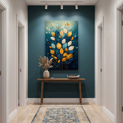 Botanical Rolled Canvas Wall Art – Abundant Bloom