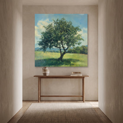 Landscape Rolled Canvas Wall Art – The Meadow Tree