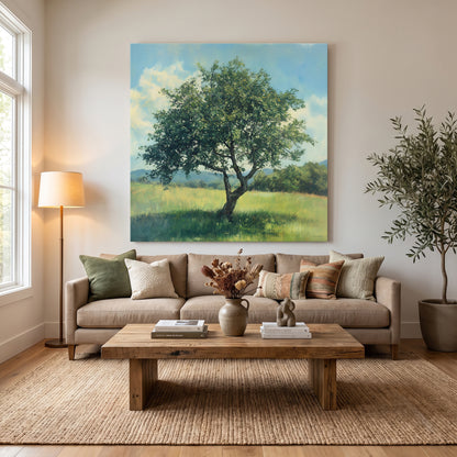Landscape Rolled Canvas Wall Art – The Meadow Tree