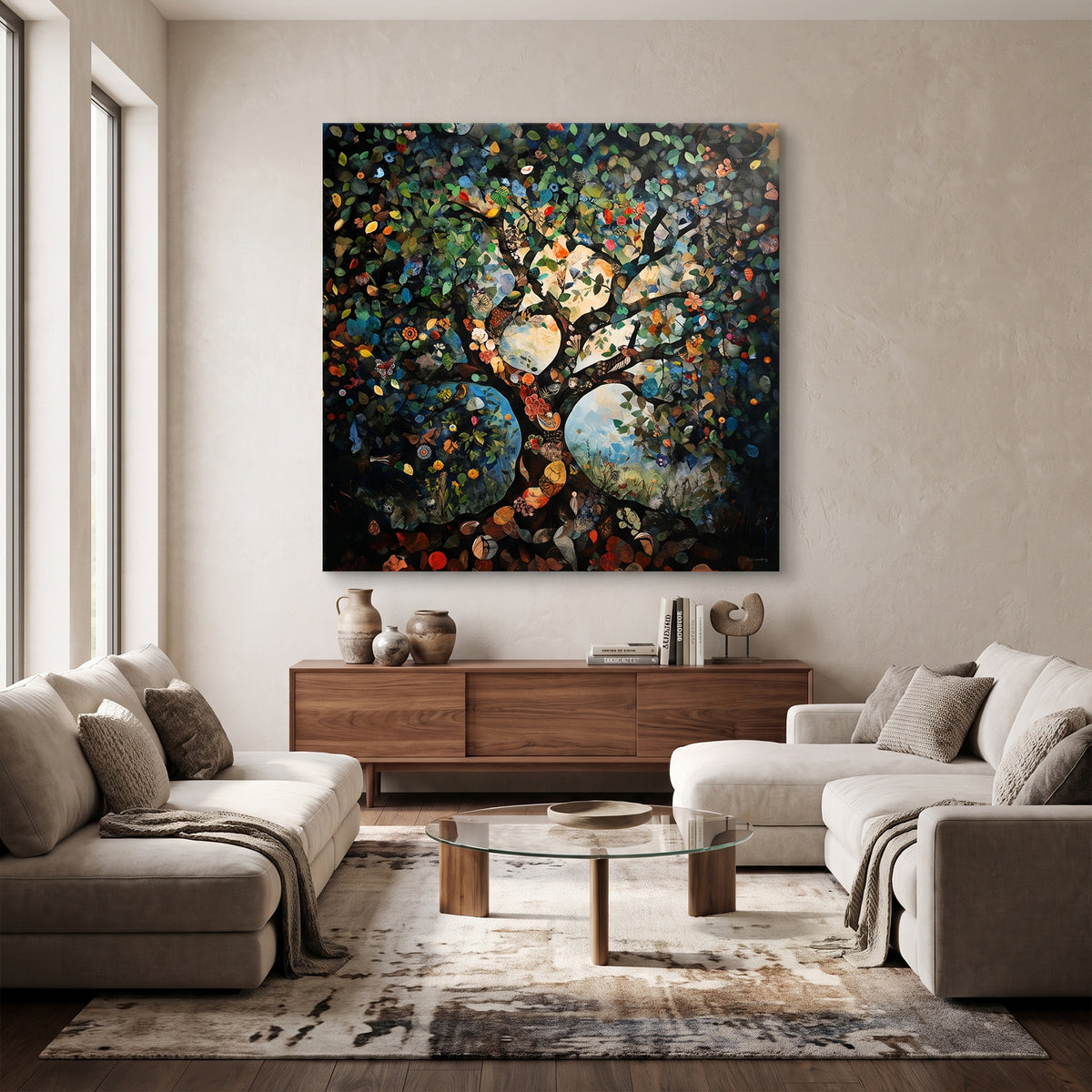 Tree of Life Rolled Canvas Wall Art – The Living Tree