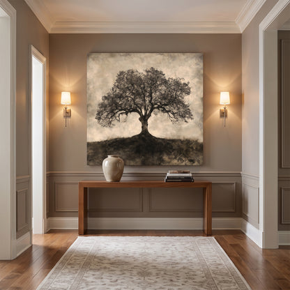 Tree of Life Rolled Canvas Wall Art – Ancient Oak