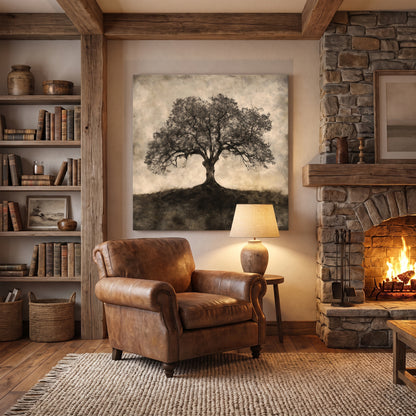 Tree of Life Rolled Canvas Wall Art – Ancient Oak