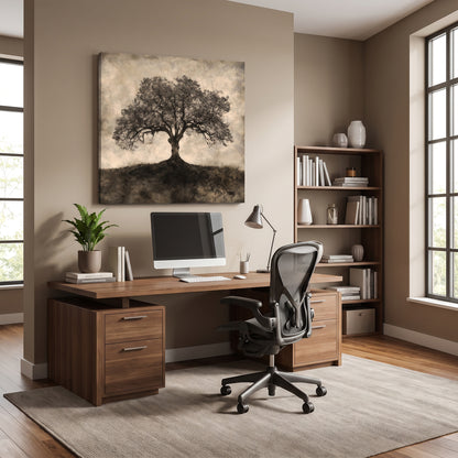 Tree of Life Rolled Canvas Wall Art – Ancient Oak